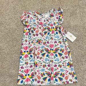 Colorful Floral Kids Dress